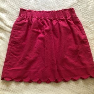 J. Crew Scalloped Sidewalk Skirt